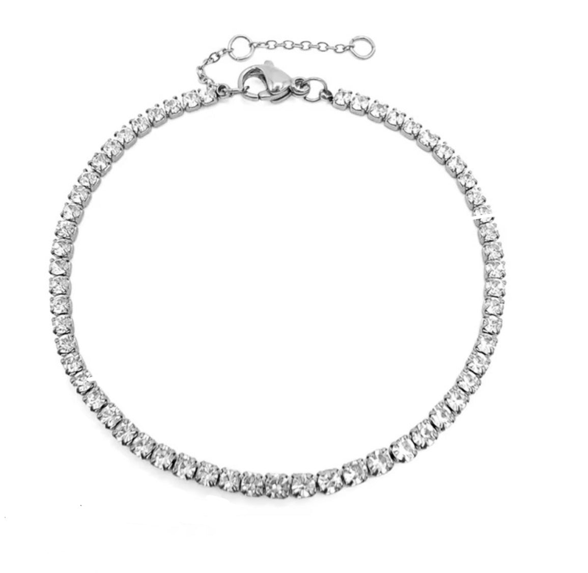 LAYAL SILVER DIAMOND BRACELET