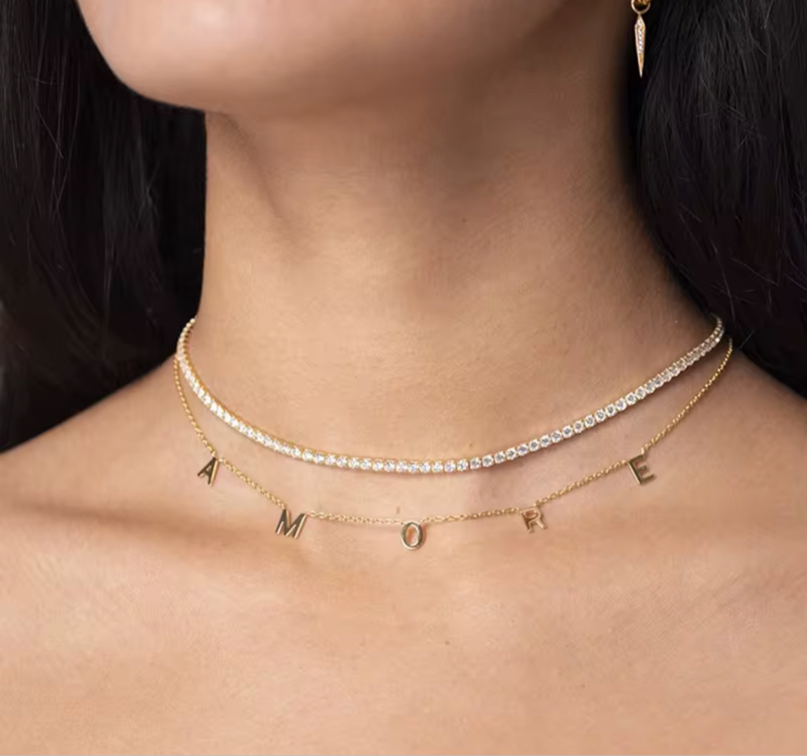 LAYAL TENNIS NECKLACE