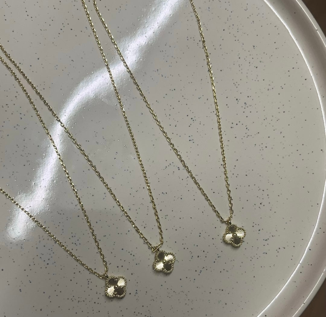 MINI STAMP GOLD NECKLACE 9MM