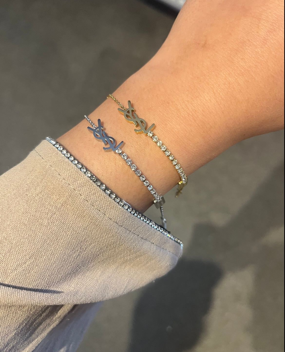 HALF DIAMOND SL BRACELET