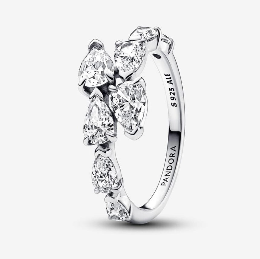 ZARELA S925 STERLING SILVER RING (ENGRAVED)