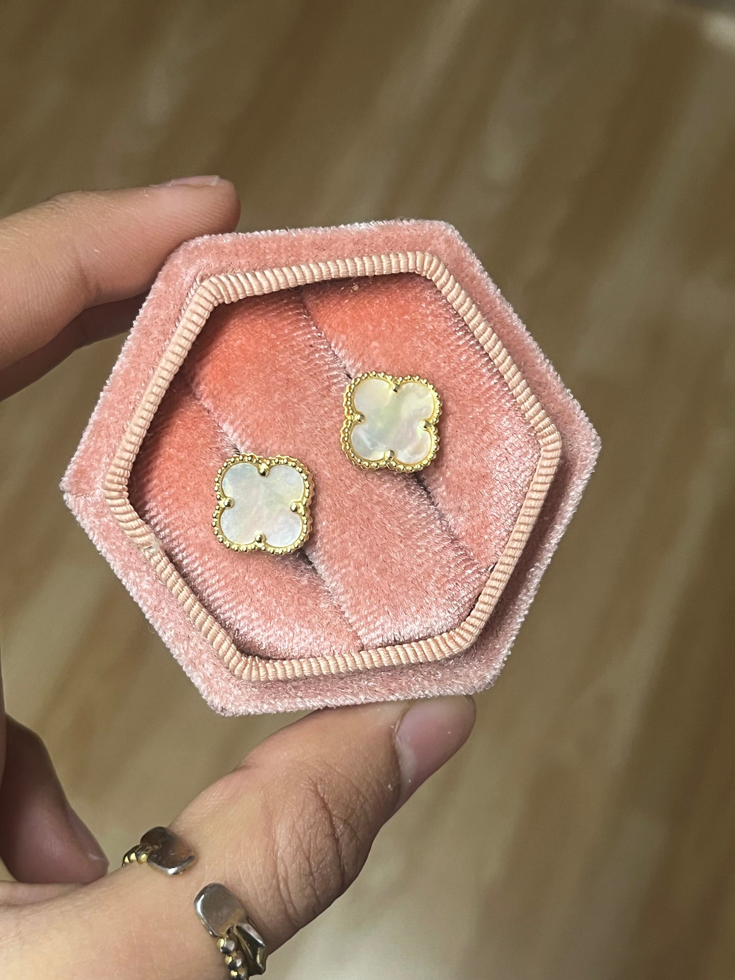 LIMITED EDITION MOTHER OF PEARL STUDS