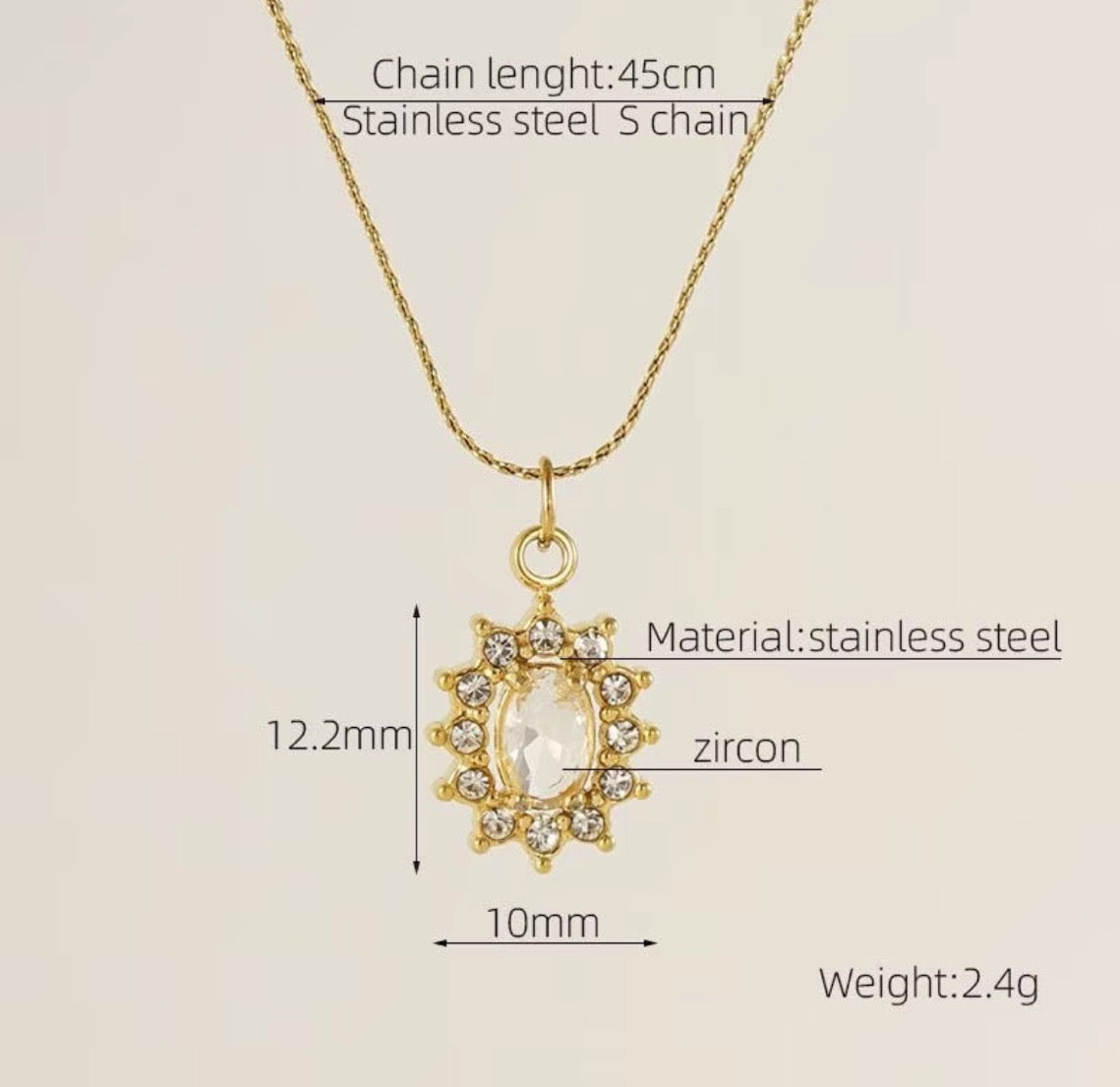 ENISA DIANTY NECKLACE