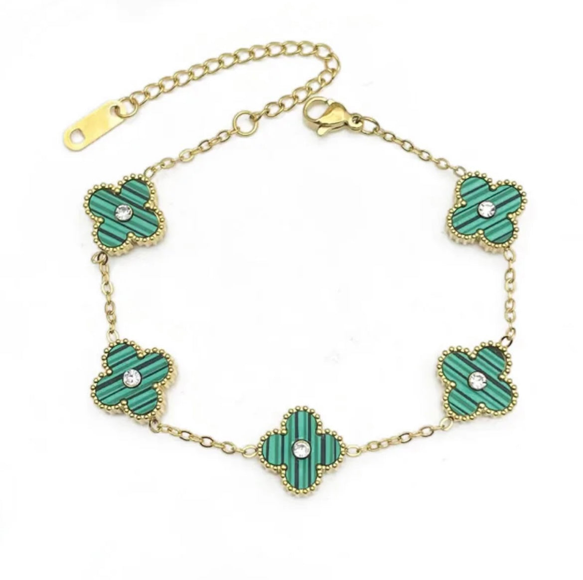 LUJAINE GREEN BRACELET