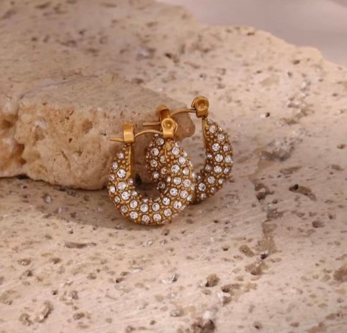 MINI DIAMOND HOOPS