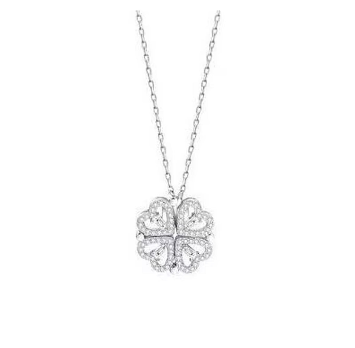 2 WAY NECKLACE SILVER