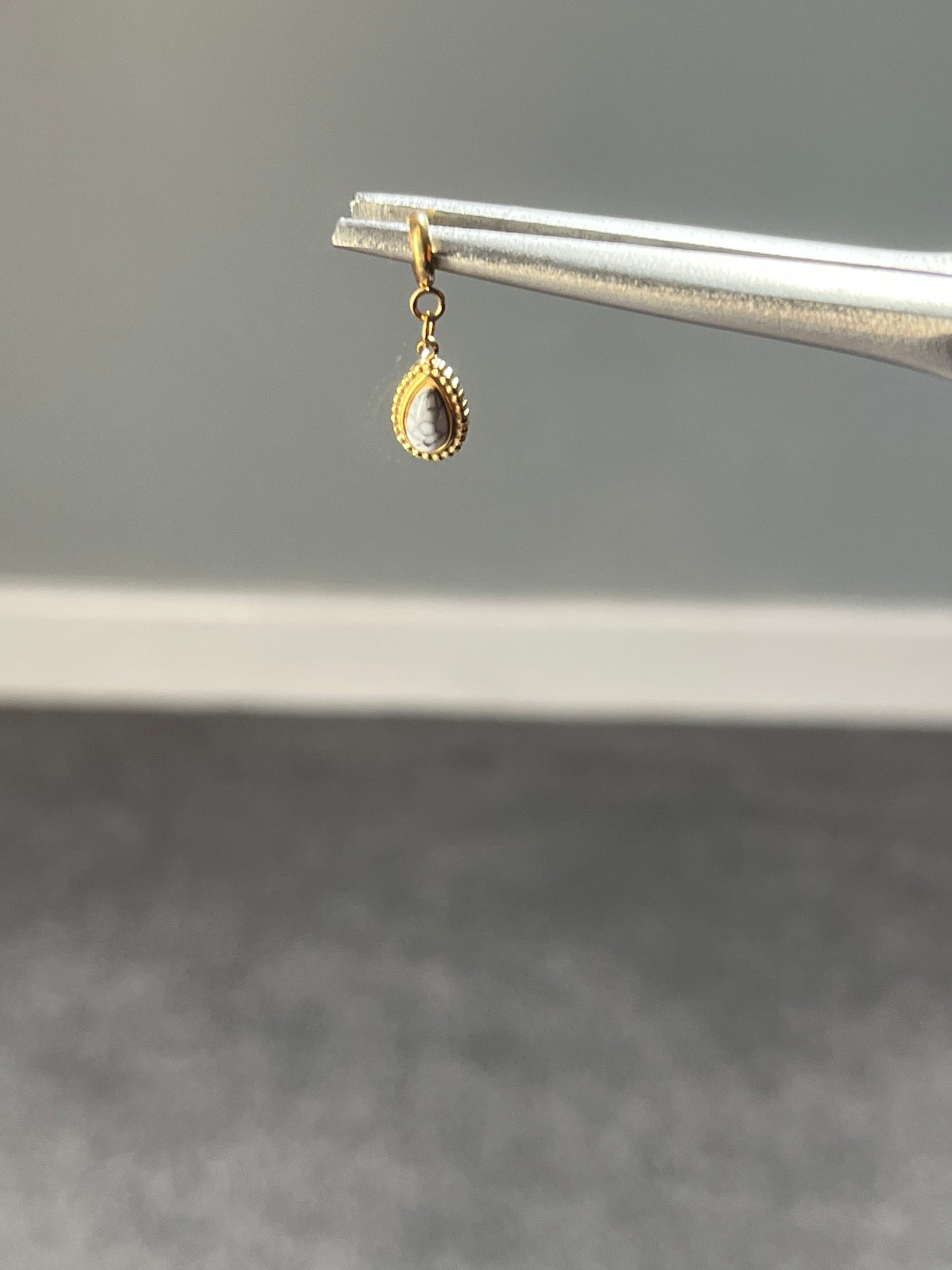 WHITE DROP CHARM