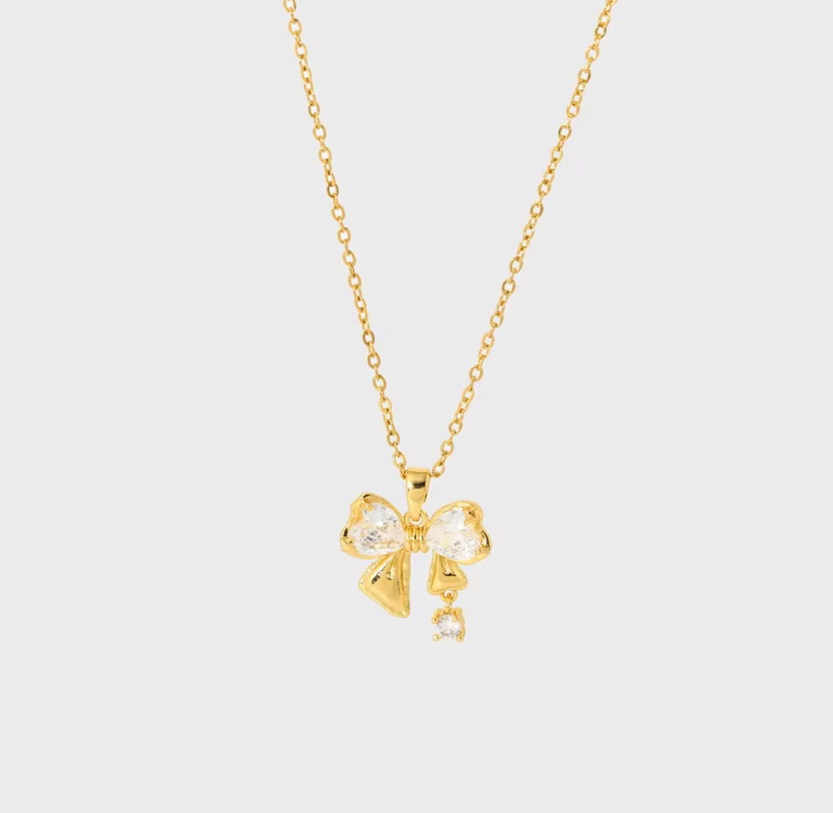 SHE CUTE BOW NECKLACE