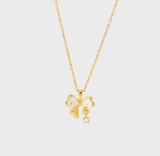 SHE CUTE BOW NECKLACE