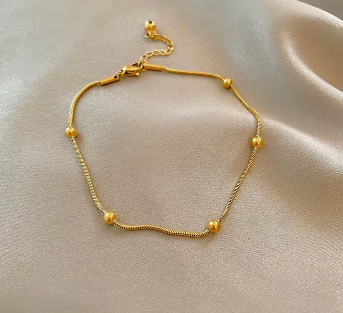 BEADED ANKLET