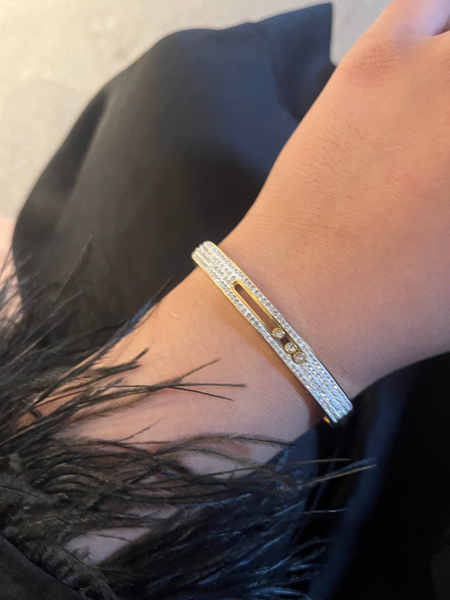 Bling bangle cuff