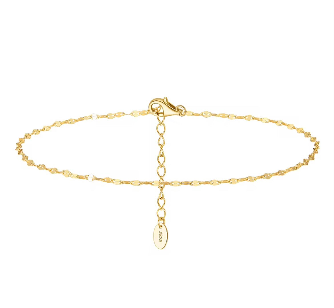 TWISTED GOLD ANKLET