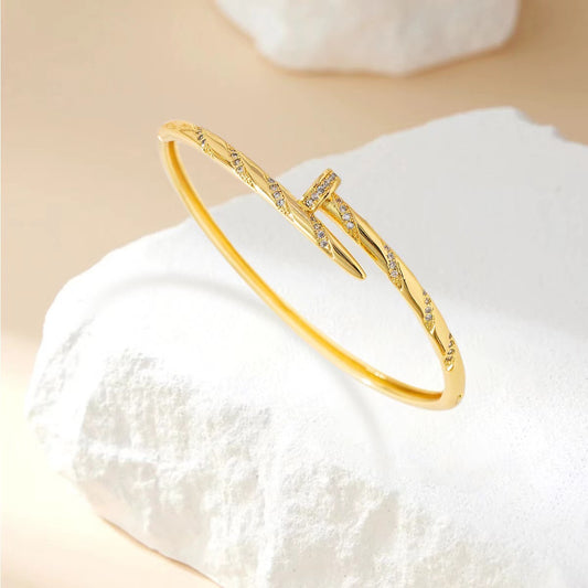 Nail bangle cuff