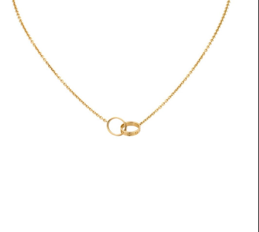 Lve inter lock necklace