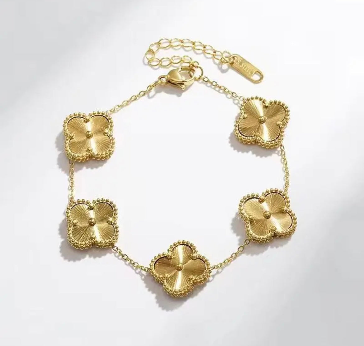 Limited edition gold clover