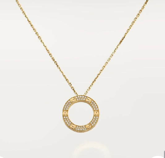 LVE diamond  necklace