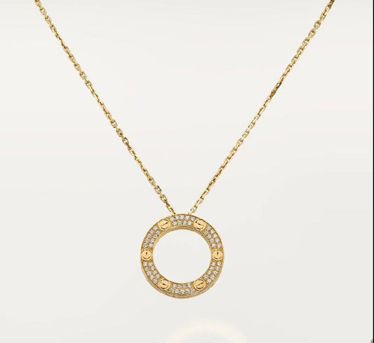 Lve diamond necklace