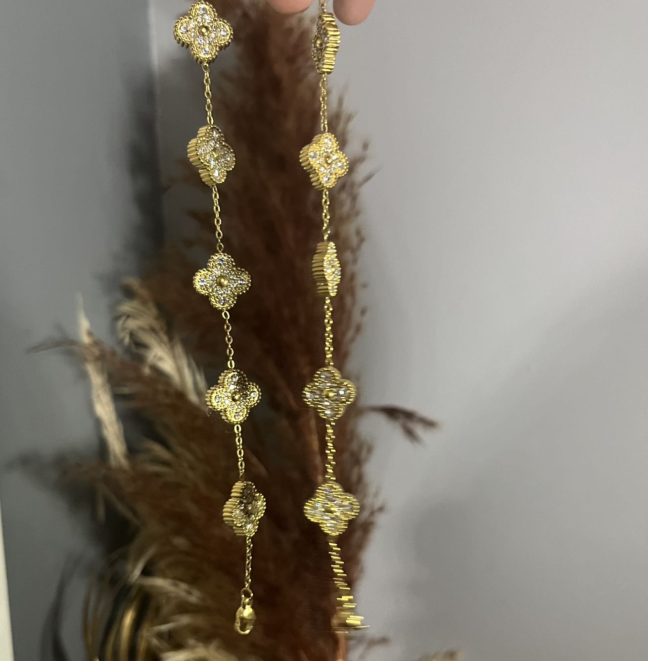 Gold Clover Bracelet Chain